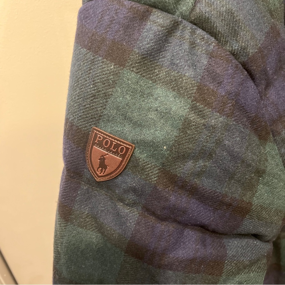 NEW $598 Polo Ralph Lauren Men's Size L Wool Holiday Bomber Tartan Plaid Jacket - Picture 5 of 16